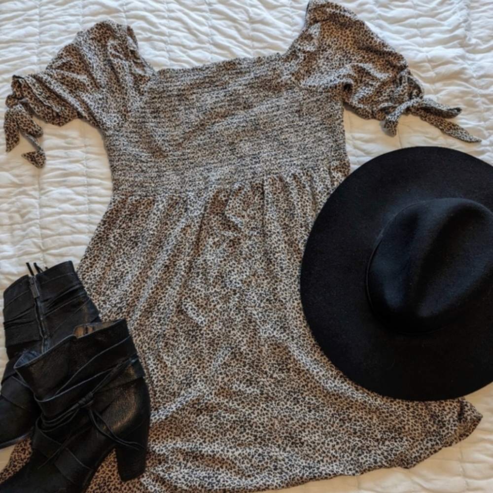 Calico print dress